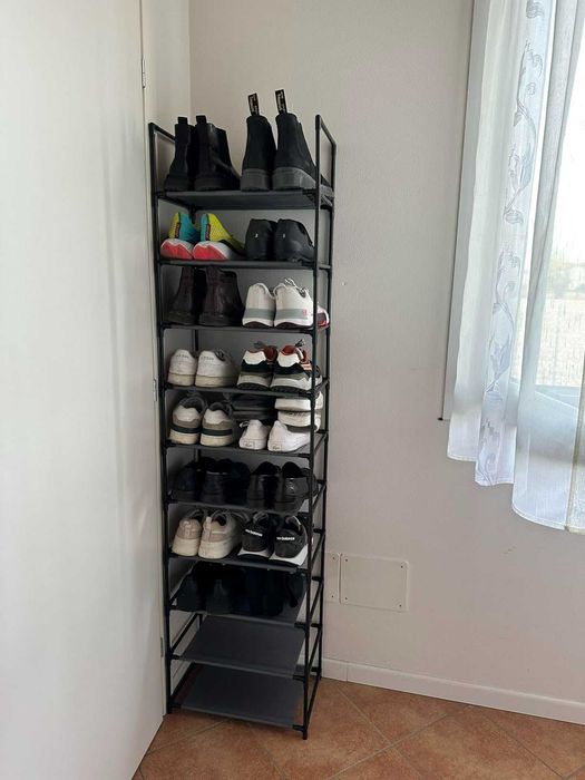 Przechowywanie dom 10 poziomów na pudełka wysokie szary