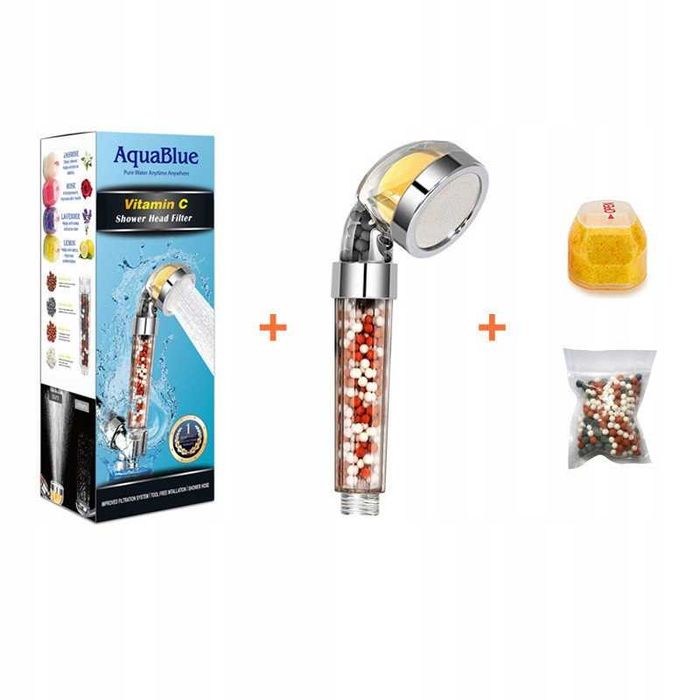 WIELOFUNKCYJNA filtrująca słuchawka prysznicowa  OSZCZĘDZAJĄCA WODĘ