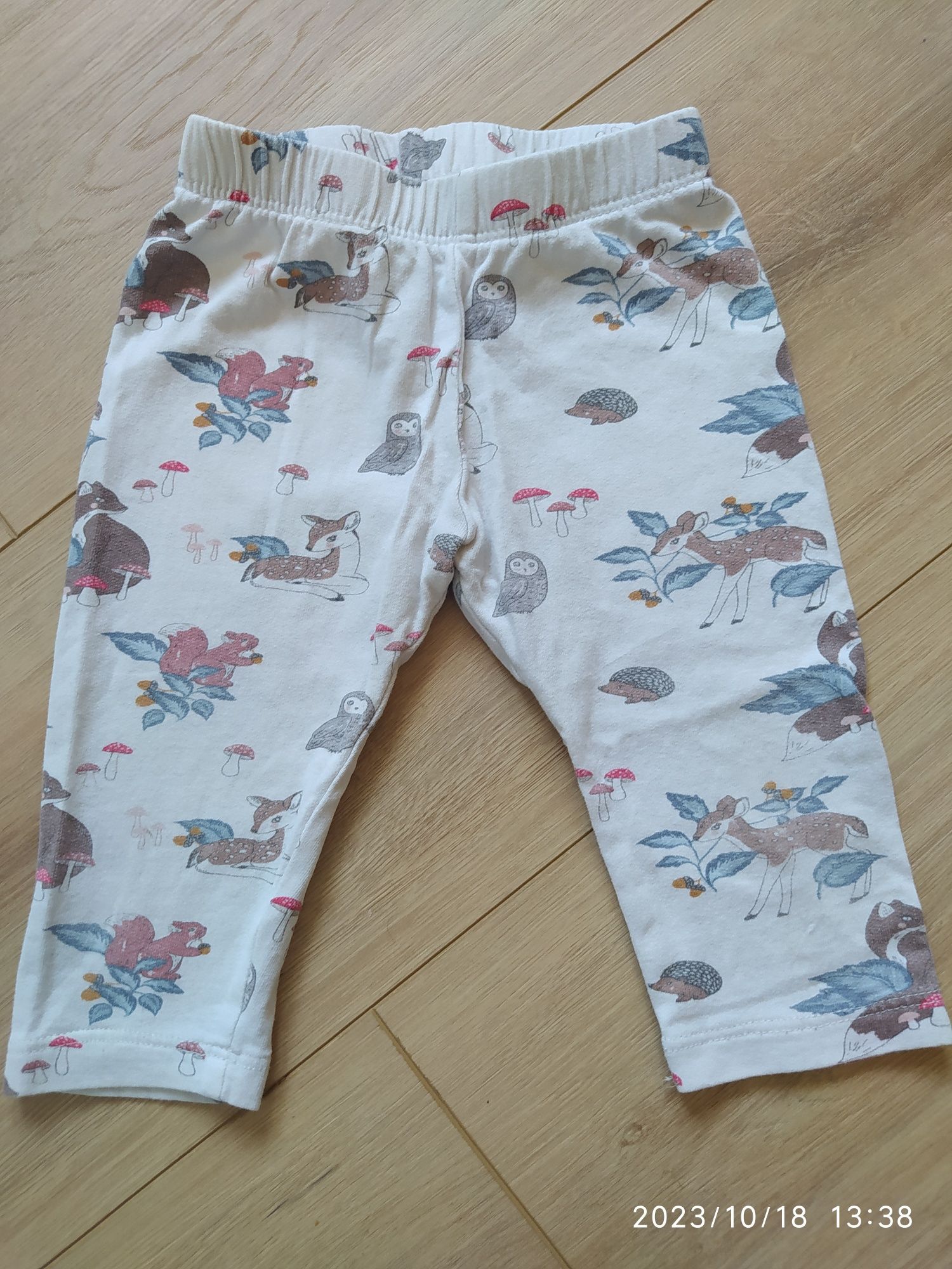 Legginsy z meszkiem w środku H&M r. 74