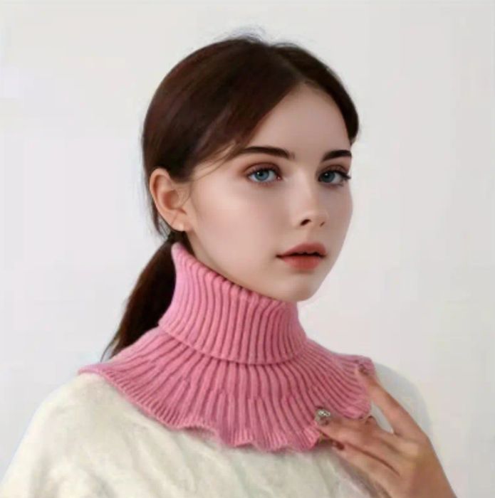 Воротники вязаные