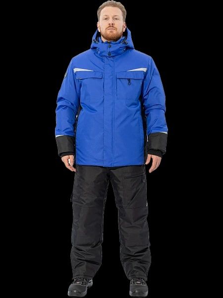 Зимний рабочий костюм Brodeks KW603, синий/черный Харьков, Основянский