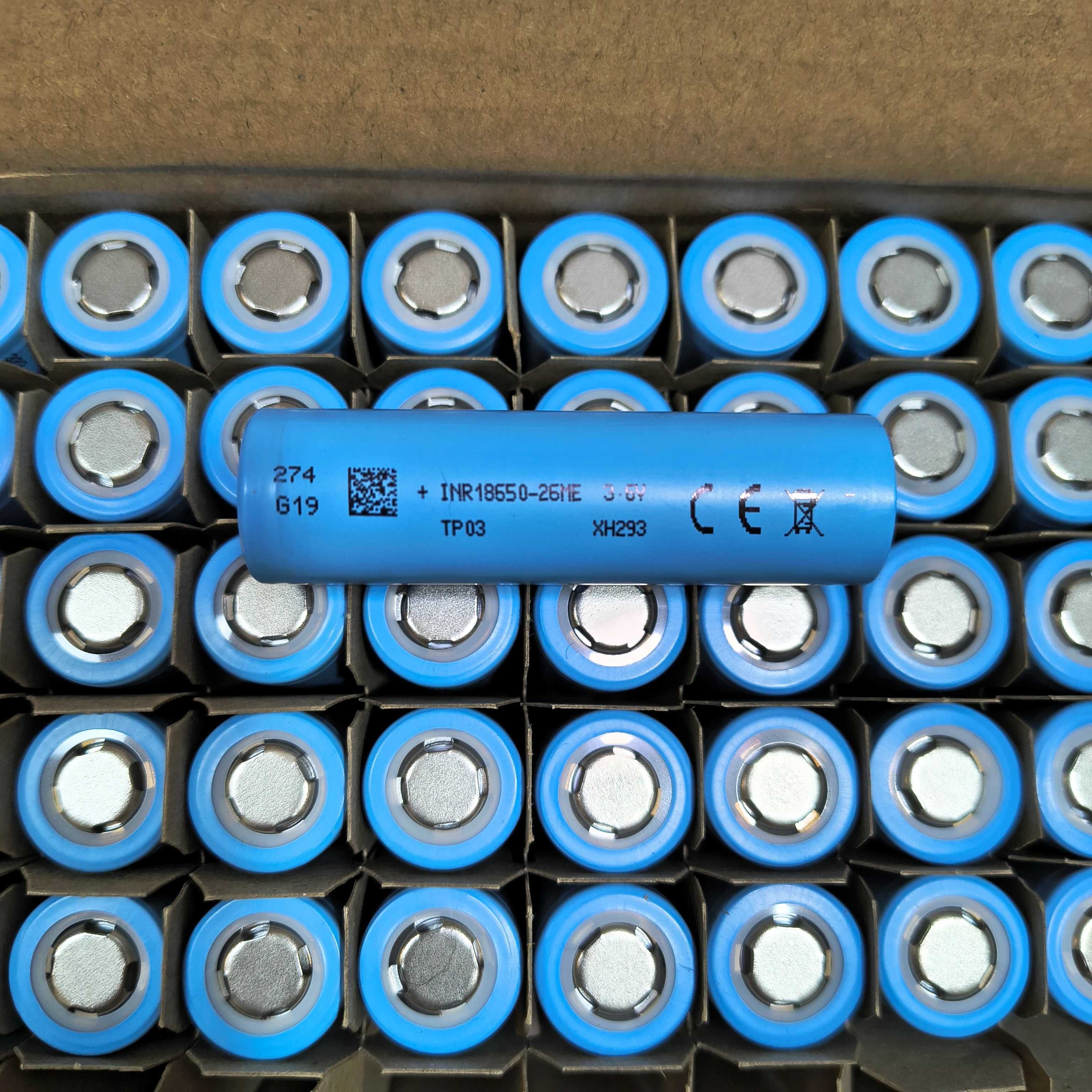 Высокотоковый 18650 аккумулятор Tenpower INR18650-26ME 2600mAh 15A
