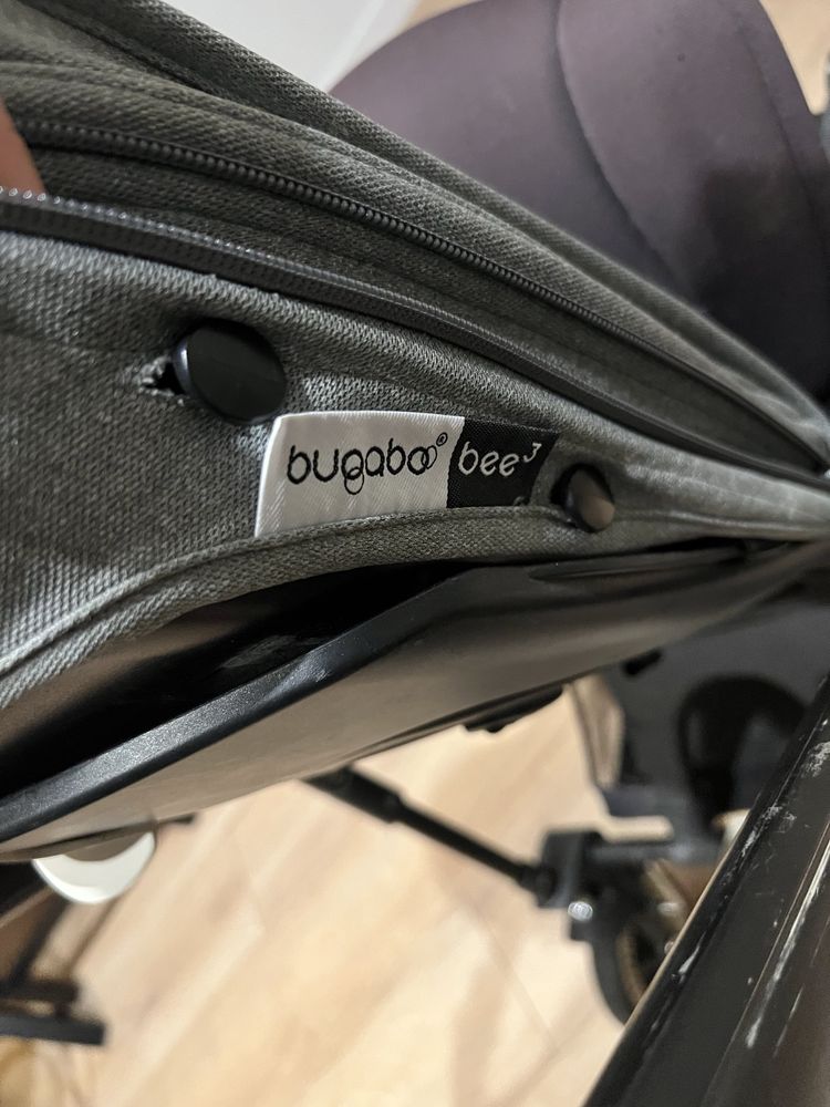 Wózek spacerowy bugaboo bee czarny, bardzo lekki i zwrotny