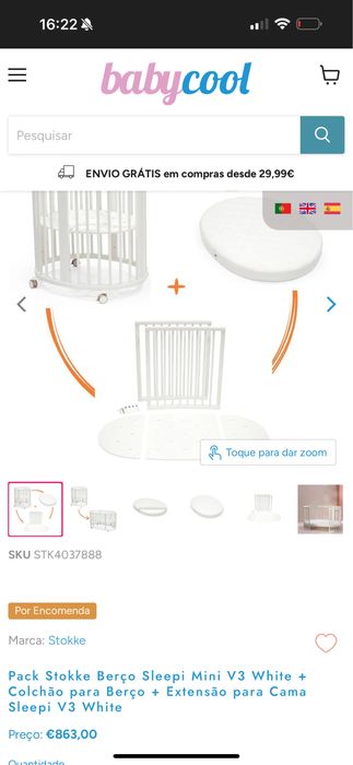 Berço bebê Marca: Stokke