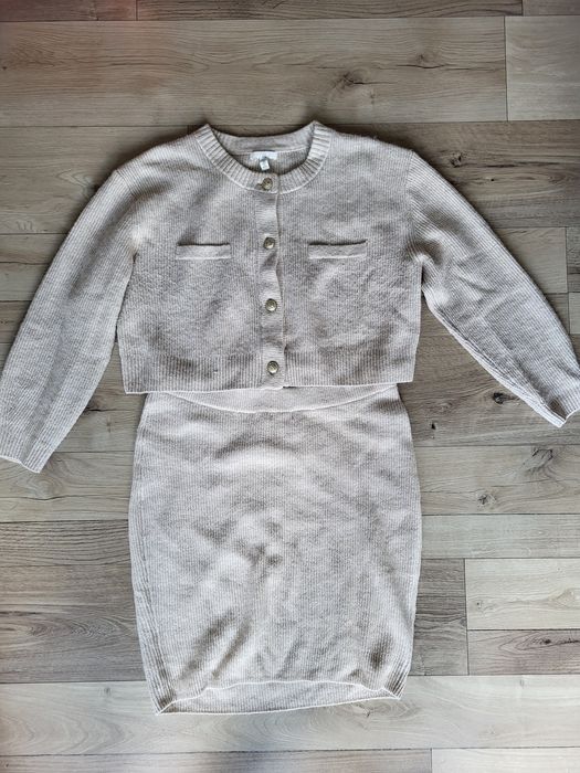 Komplet beżowy H&M roz. L