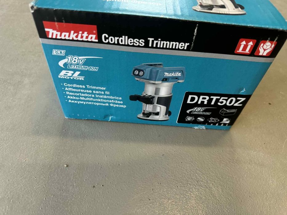 Frezarka Makita DRT50Z nowa zestaw