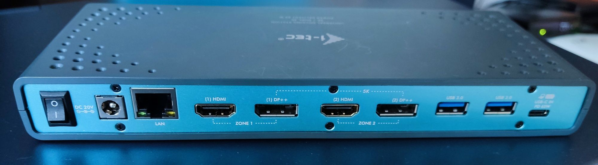 Stacja dokująca 100 WAT USB 3.0 USB-C Thunderbolt 5K Dual Display