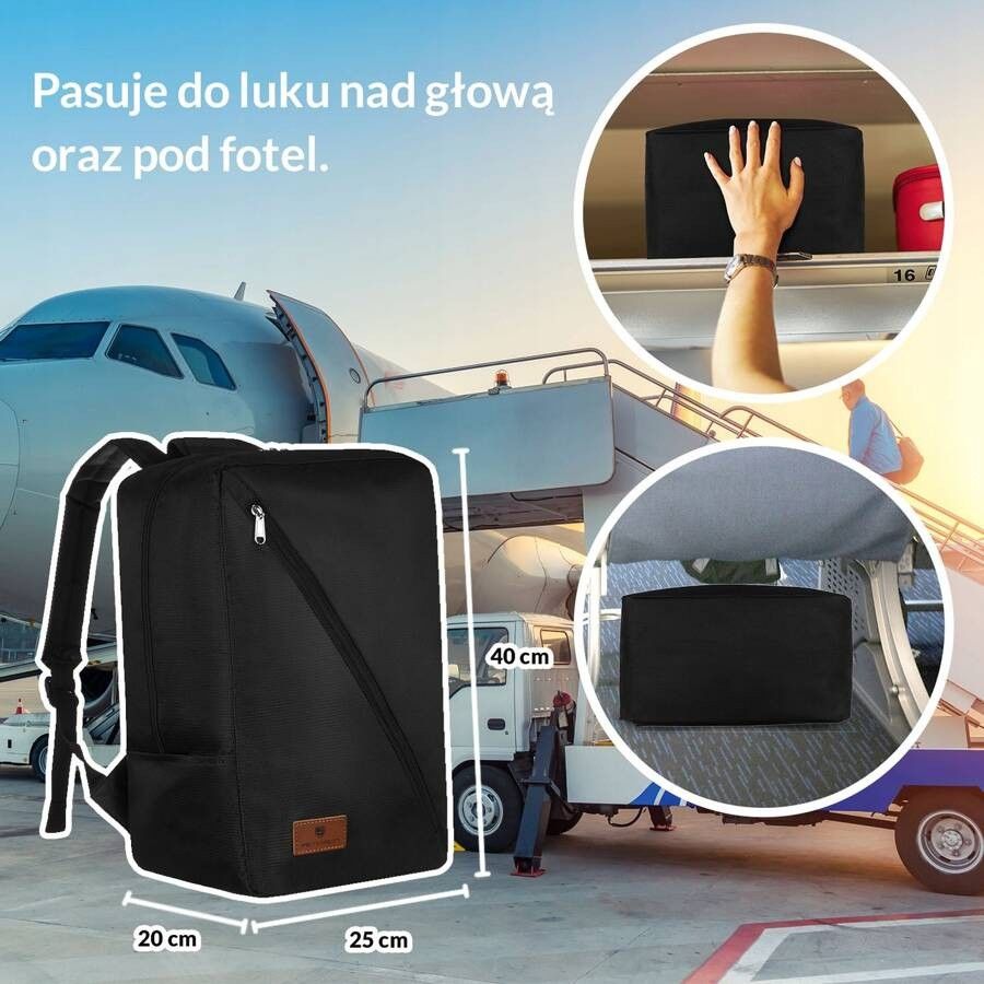 podróżny plecak z wodoodpornego poliestru - peterson