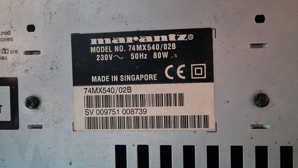 Wieża Marantz .Do garażu lub budowe. Z pilotem