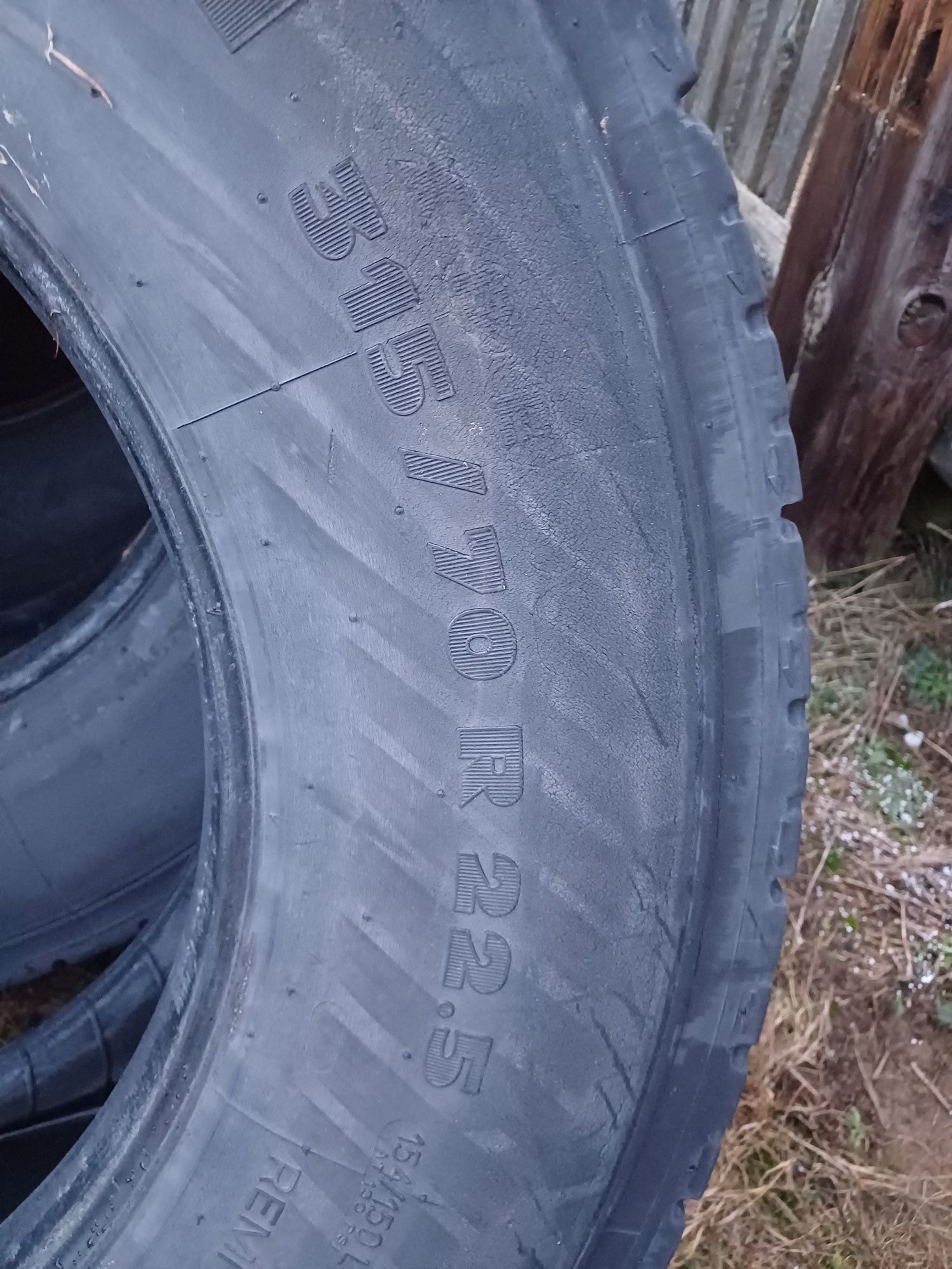 3 Opony 385/65R 22.5 i 2 opony 315/70 R22.5