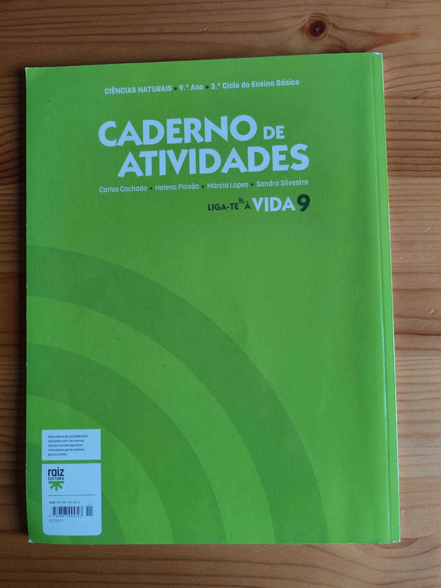 Cadernos de Atividades 9º ano - escola Fragata do Tejo, Moita, Setúbal
