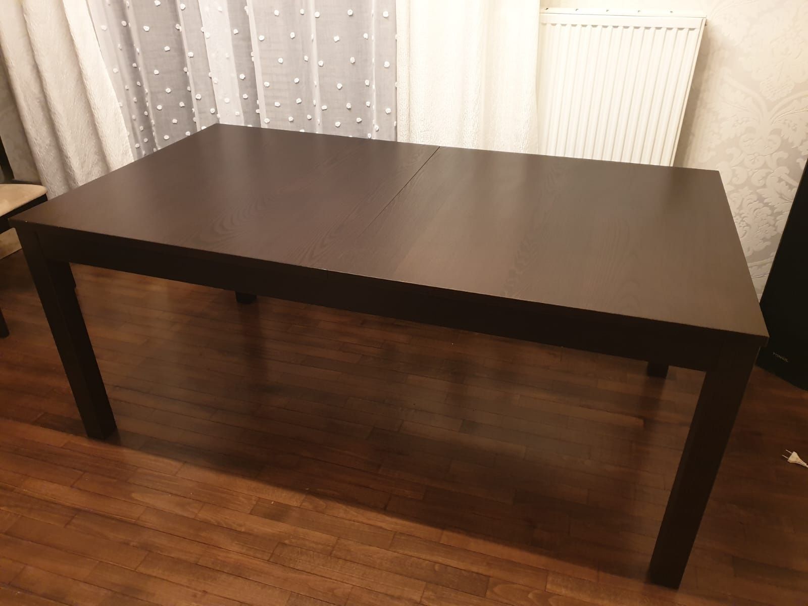 Stół rozkładany venge 177 × 95 plus 2 dokładki po 40cm