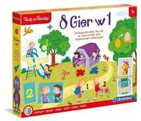 Clementoni edukacyjny zestaw 8w1 zabawy edukacyjne Gra
