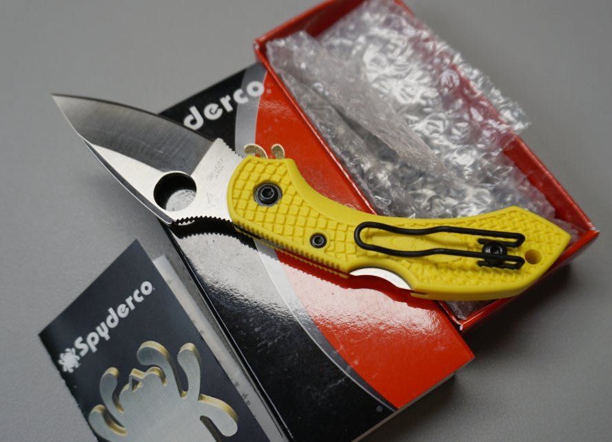 Nóż Spyderco DragonFly 2 Salt FRN Yellow Plain (C28PYL2)