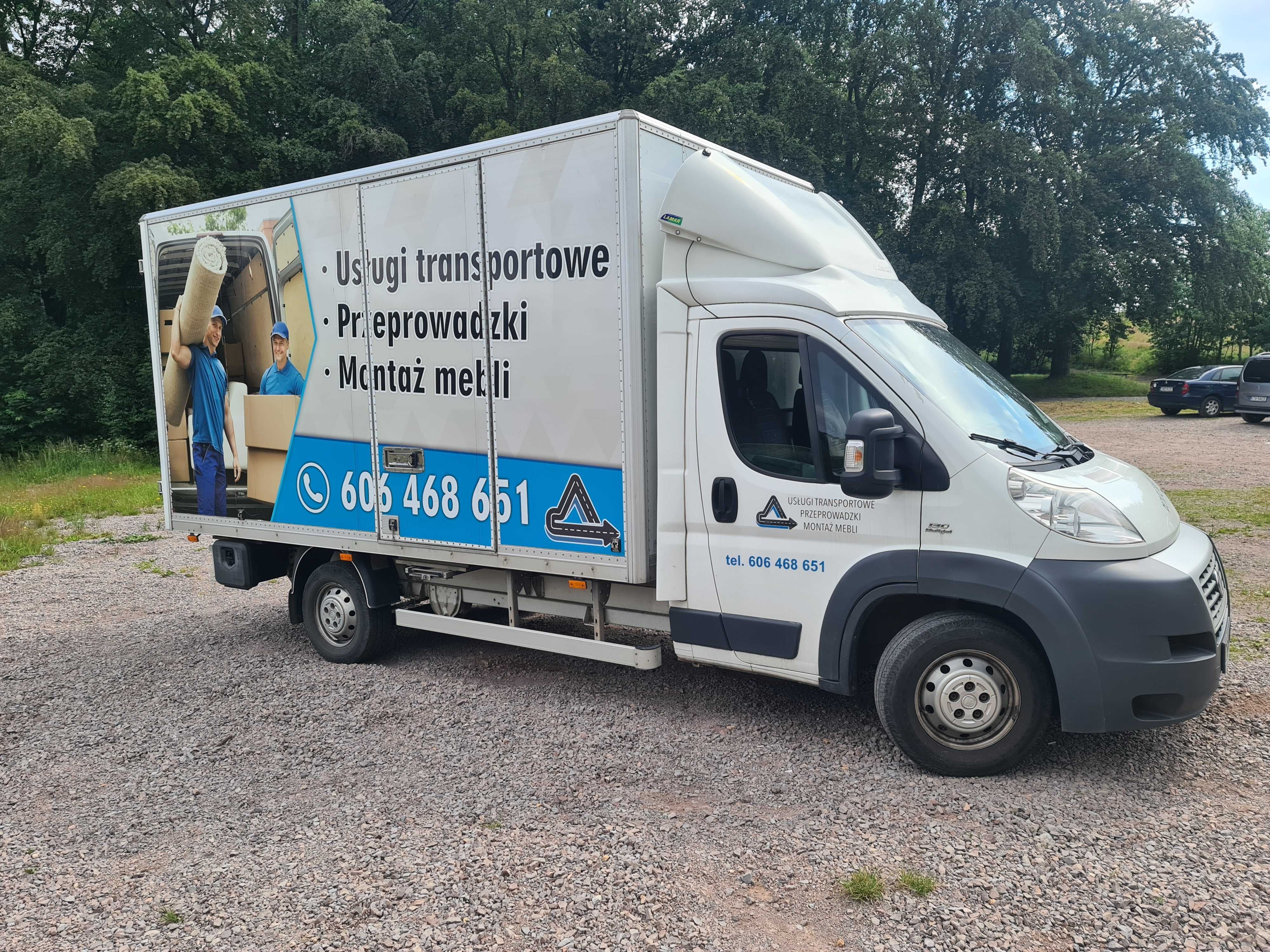 Usługi transportowe, przeprowadzki