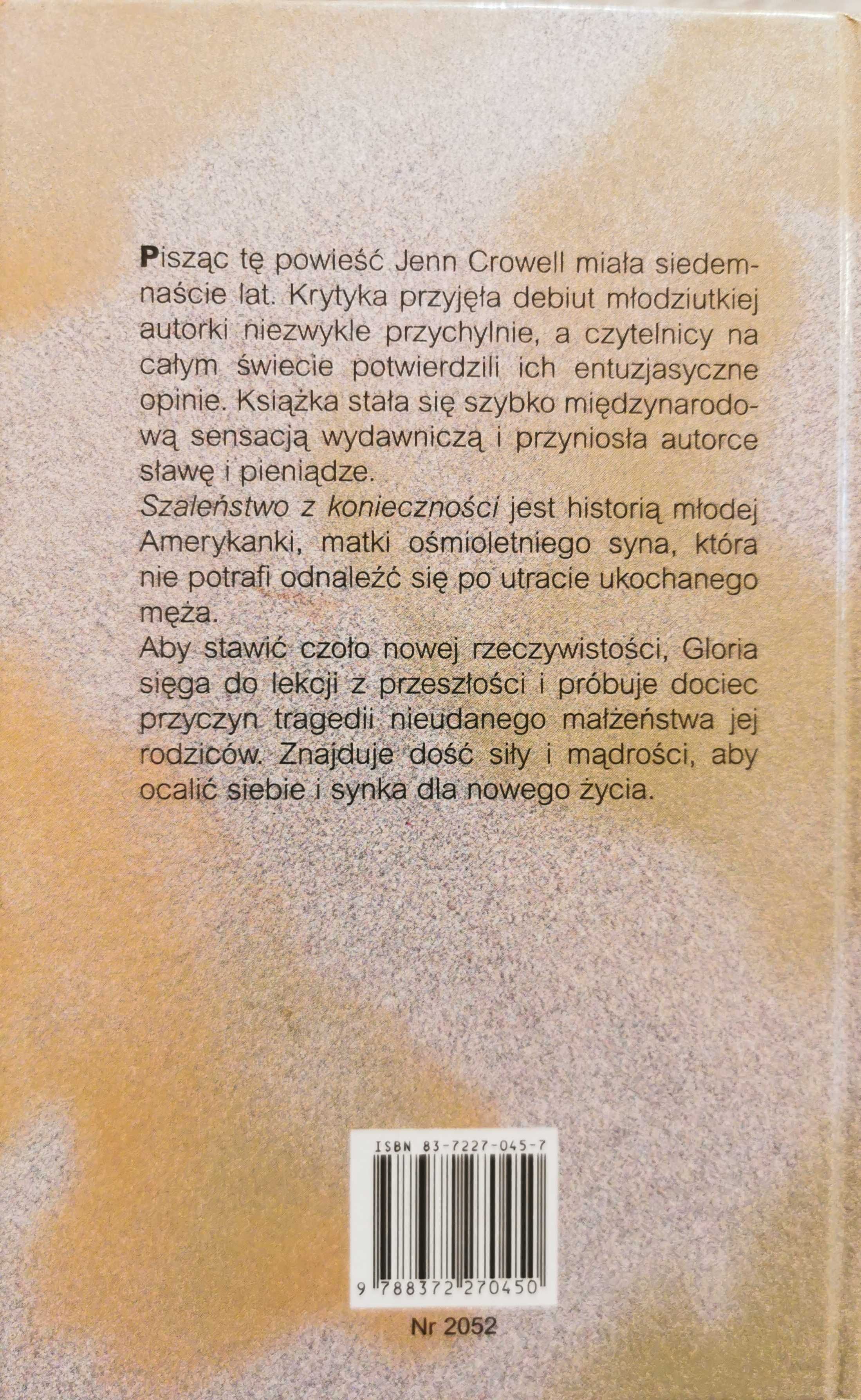 Szaleństwo z konieczności Jenn Crowell