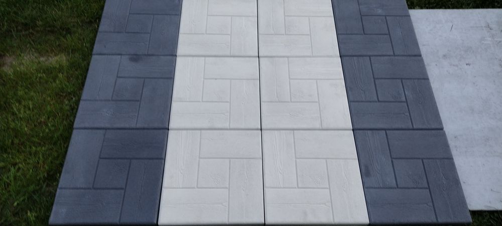 Płytki chodnikowe wzór drewna - deska holand