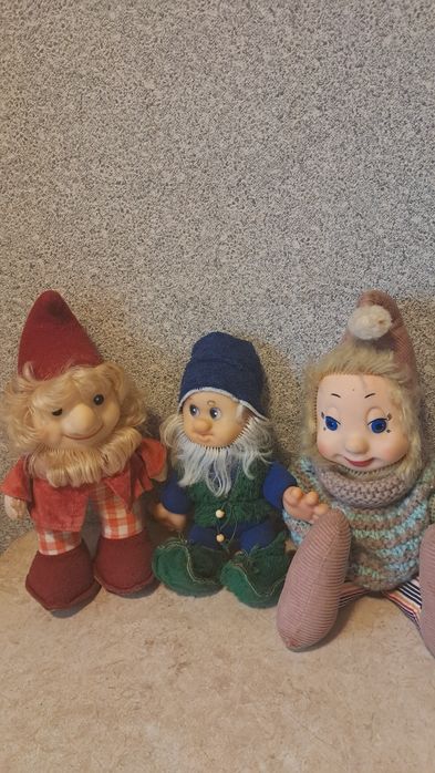 Кукла Гном Гдр мягкотелая редкая