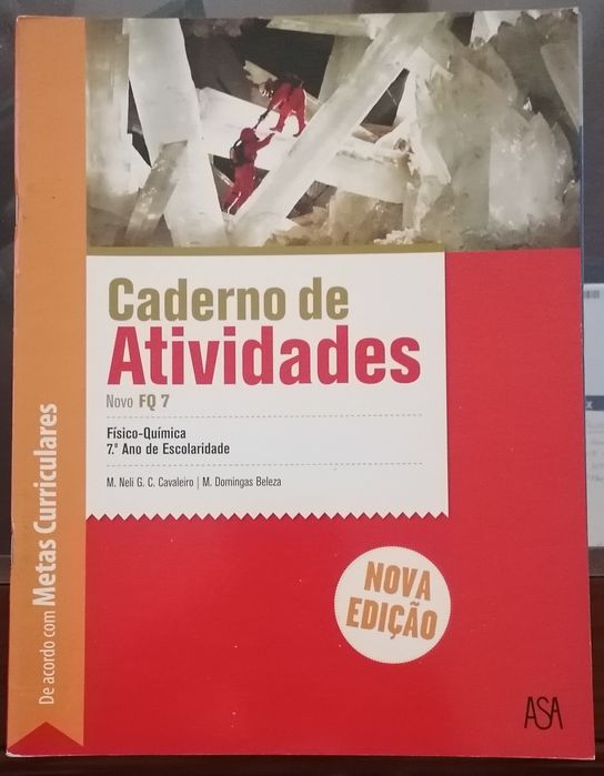 Livro escolar físico química 7°ano