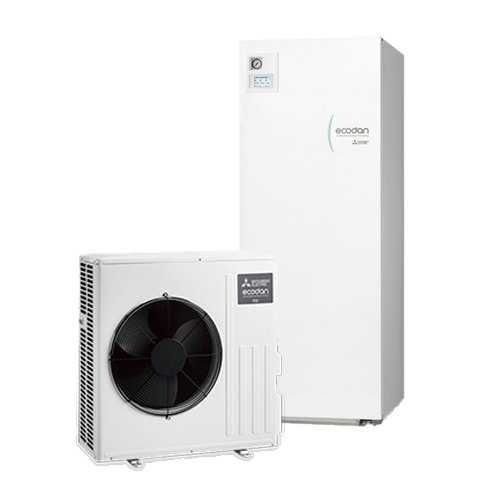 Pompa ciepła Mitsubishi Ecodan 4kW Cylinder zasobnik 170 litrów R32