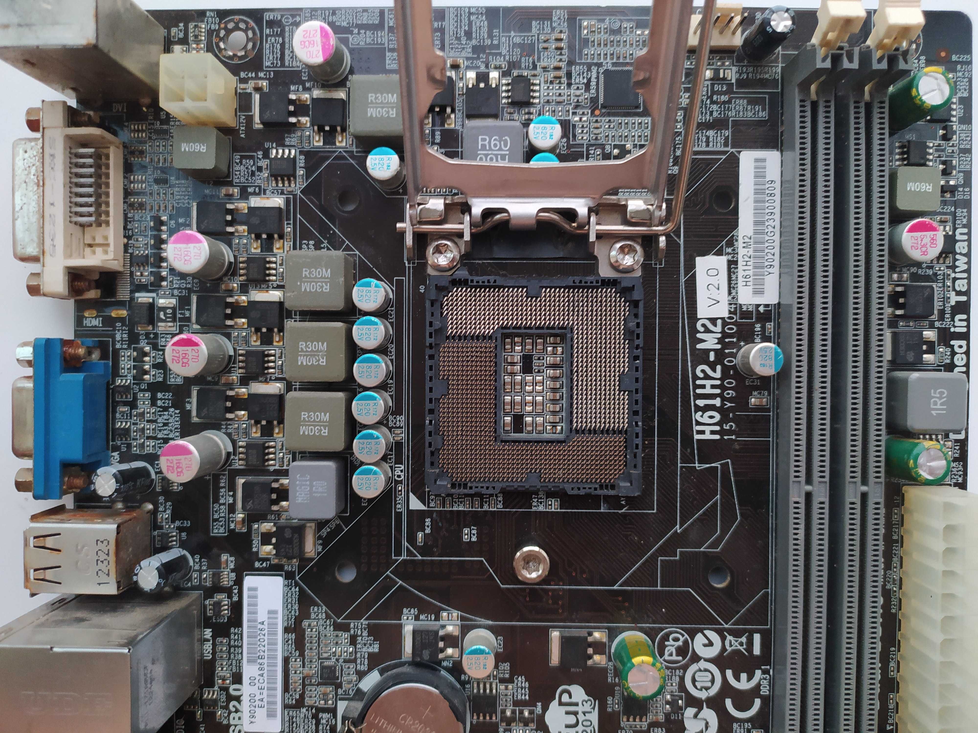 Плата ECS H61H2-M2 сокет 1155, DDR3