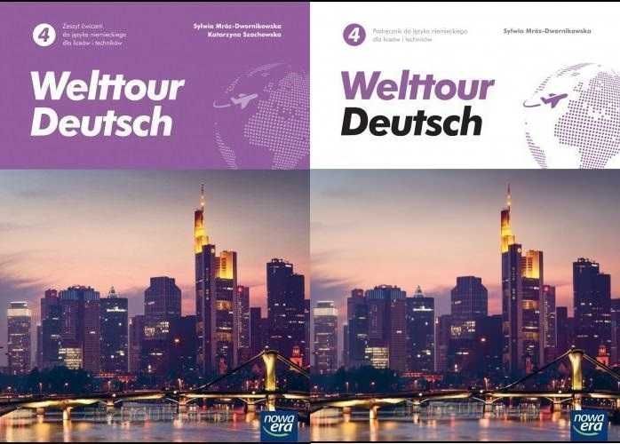 NOWE^ Welttour Deutsch 4 Podręcznik + Ćwiczenie Nowa Era