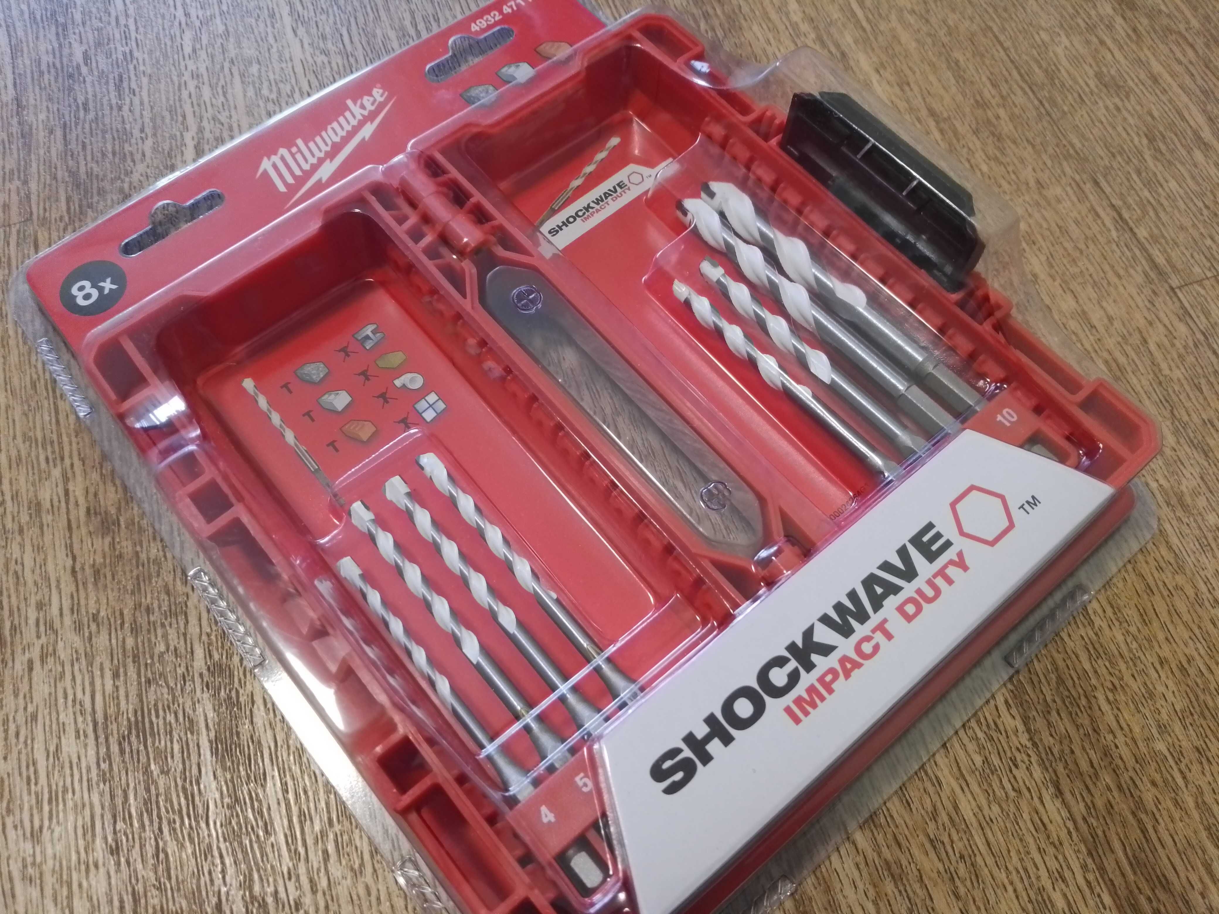Набір свердл універсальних ShW HEX MILWAUKEE, (8шт) / 4932471113