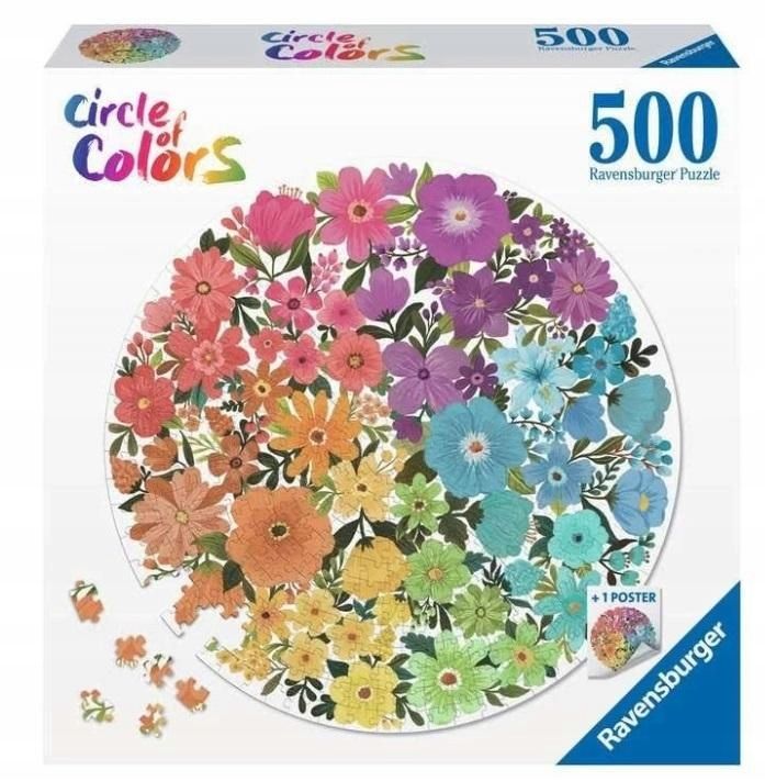 Puzzle 500 Kwiaty, Ravensburger