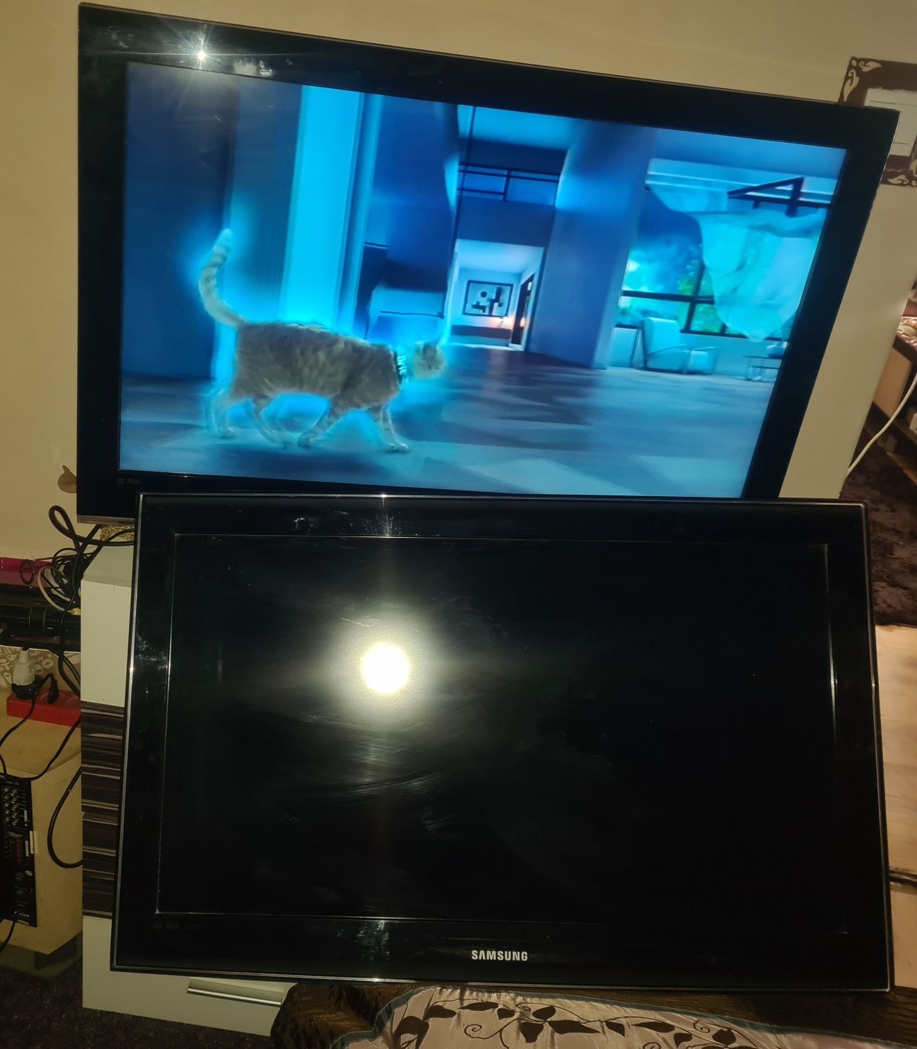 dwa telewizory Samsung 40/37cali+dekoder