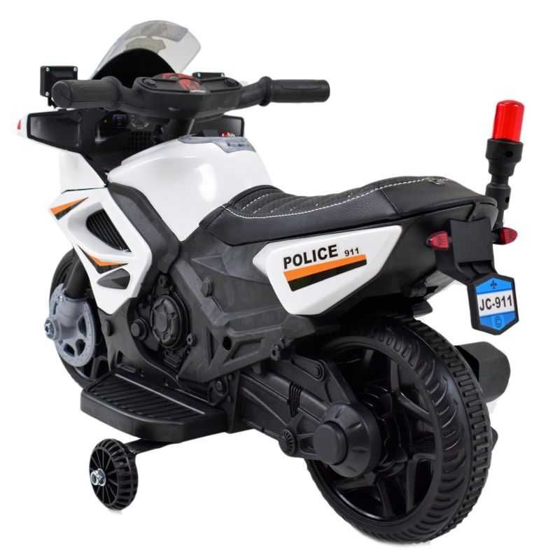 Motor na akumulator KOGUTY SYRENY Policyjne dla dziecka, Auto