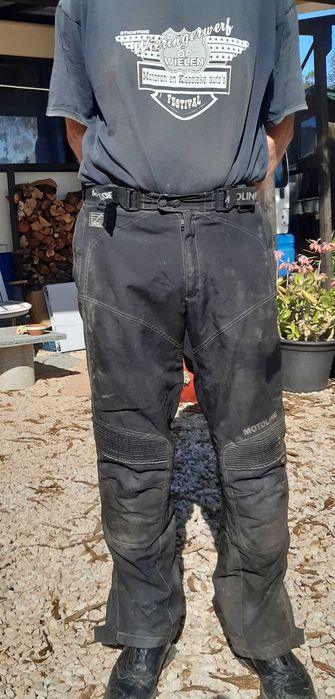 Calças e jaquetas p/motociclistas... Pants and jackets for motorbikes