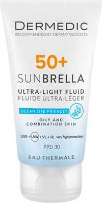 Dermedic Sunbrella Ultralekki Krem Spf50+ Skóra Tłusta I Mieszana 40Ml