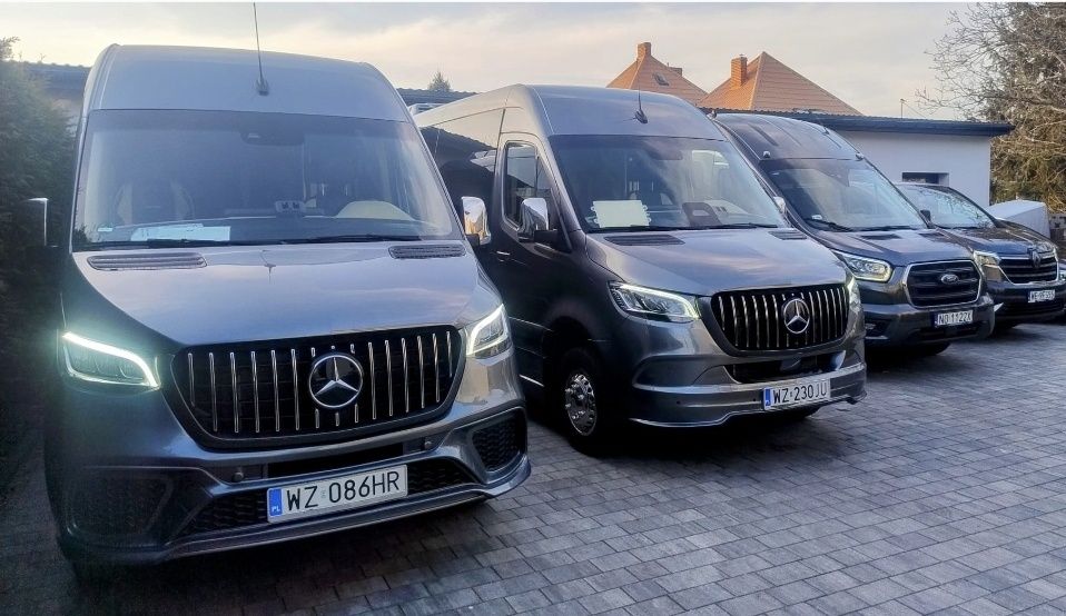 Wolne busy na Lipiec Sierpień Wynajem busów 9-8 osobowych rent bus