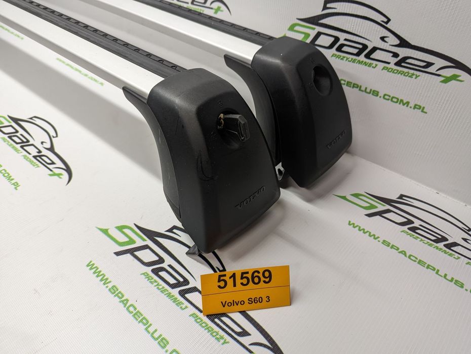 Bagażnik dachowy bazowy belki poprzeczki Oryginał Volvo S60 3