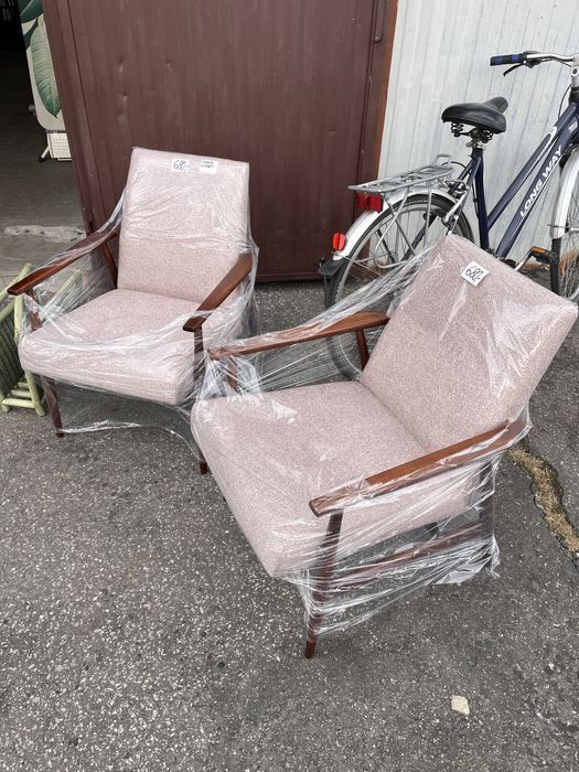 Fotele LISKI po renowacji jak nowe ! PRL