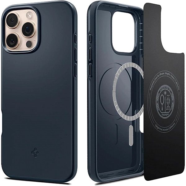 Spigen Thin Fit Mag Magsafe Iphone 16 Pro Max Metal Slate