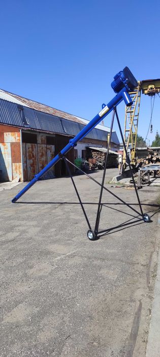 Шнековый погрузчик, навантажувач гвинтовий, шнек, конвеєр 159х4хП