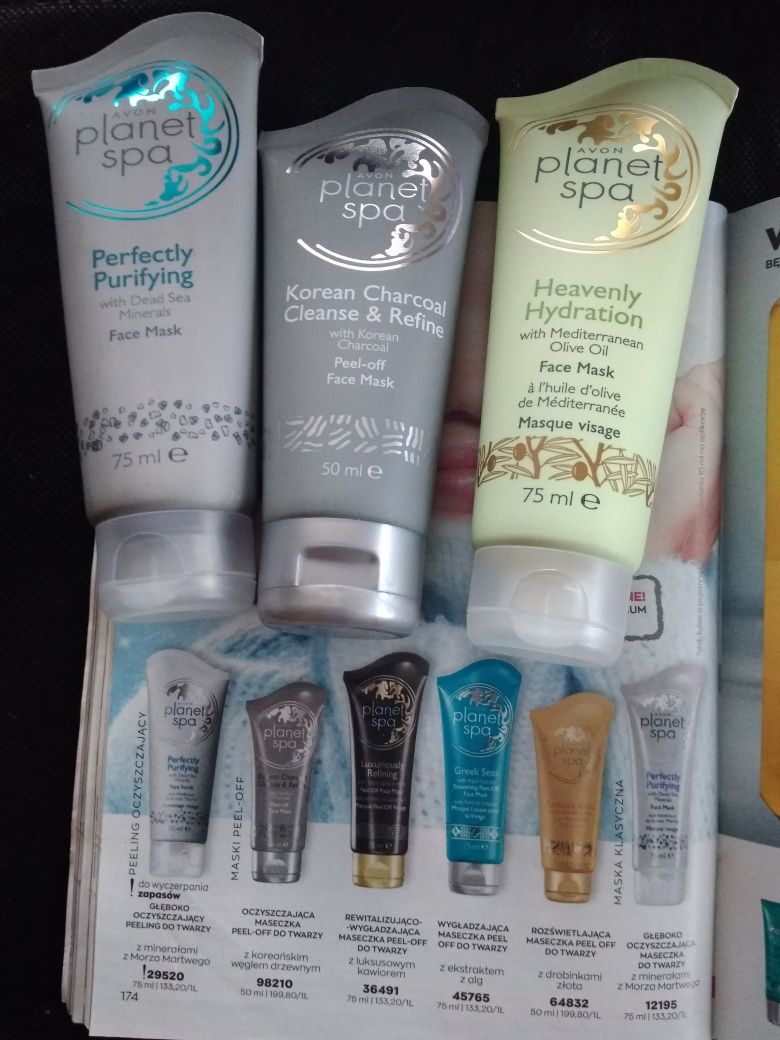 Avon maseczki do twarzy