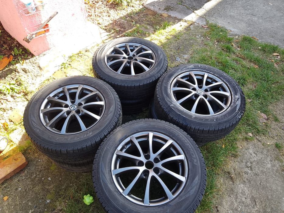 Ori Alufelgi mazda 5x114,3 opony zimowe 225/65R17  BORBET bdb/ideał