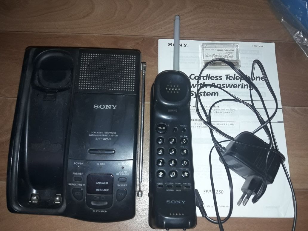 Радиотелефон sony spp-a250 автоответчик.