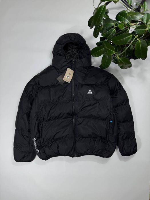 Куртка Nike Acg чорна Теплий пуховик чоловічий Найк асдж