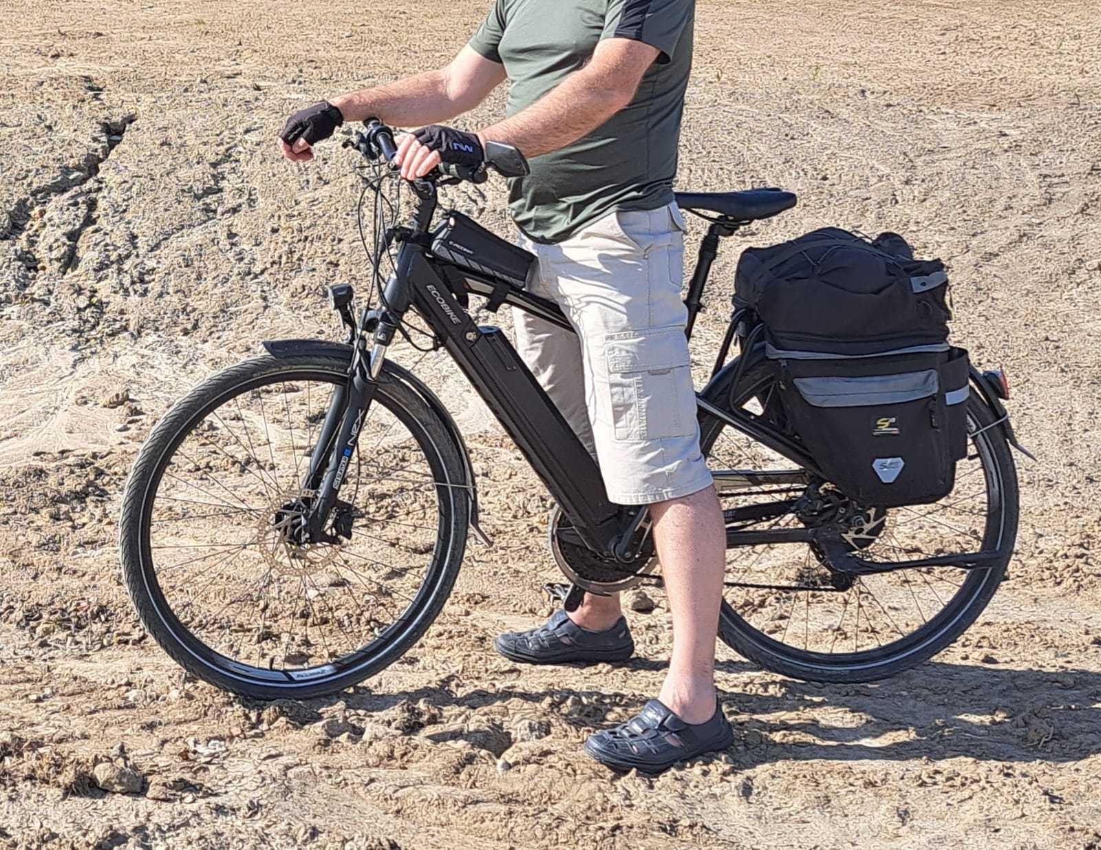 Rower elektryczny,Ecobike s-cross M 19-20, duża  pojemność baterii