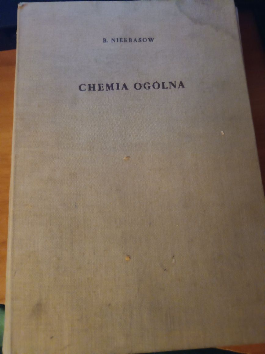 "Chemia ogólna" N. Niekrasow