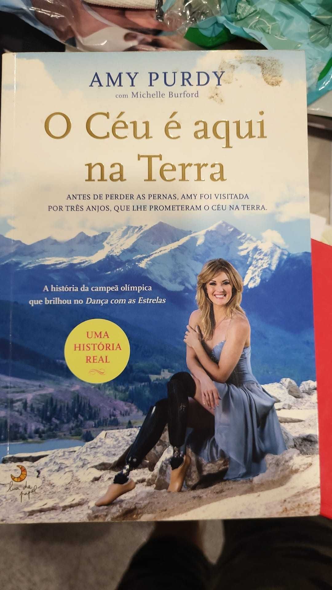 Livro o ceu é aqui na terra