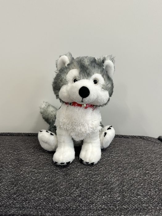 Мʼякі іграшки: дельфін, кіт, карамелька з мультфільму три кота, хаскі