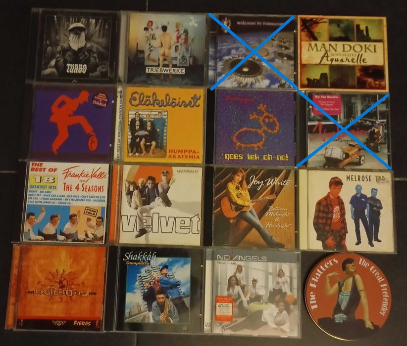 112 CDs de Pop/Rock, Alternative Rock, Hip Hop (desde 2,0€)