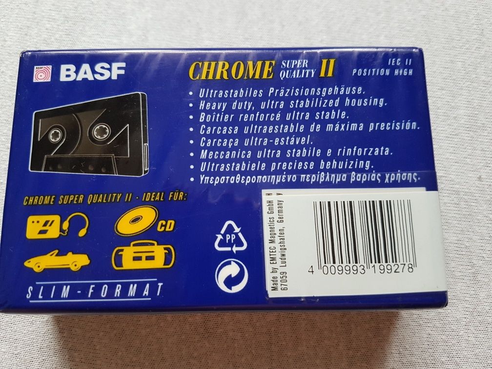 Kaseta Basf Superchrome 2  ,2 szt.90min.