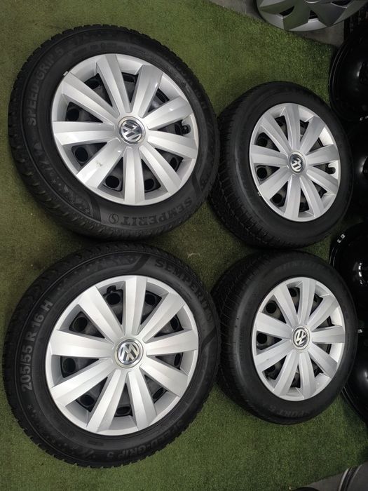 8mm Koła 16 felgi 5x112 opony 205/55/16 VW Touran Golf Caddy Passat b7