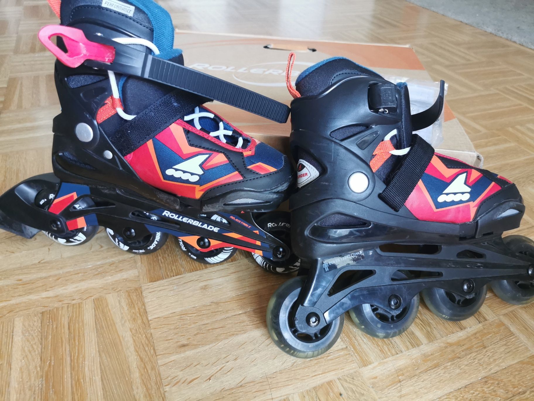 Rolki Rollerblade Thunder regulowane, r. 29 - 33