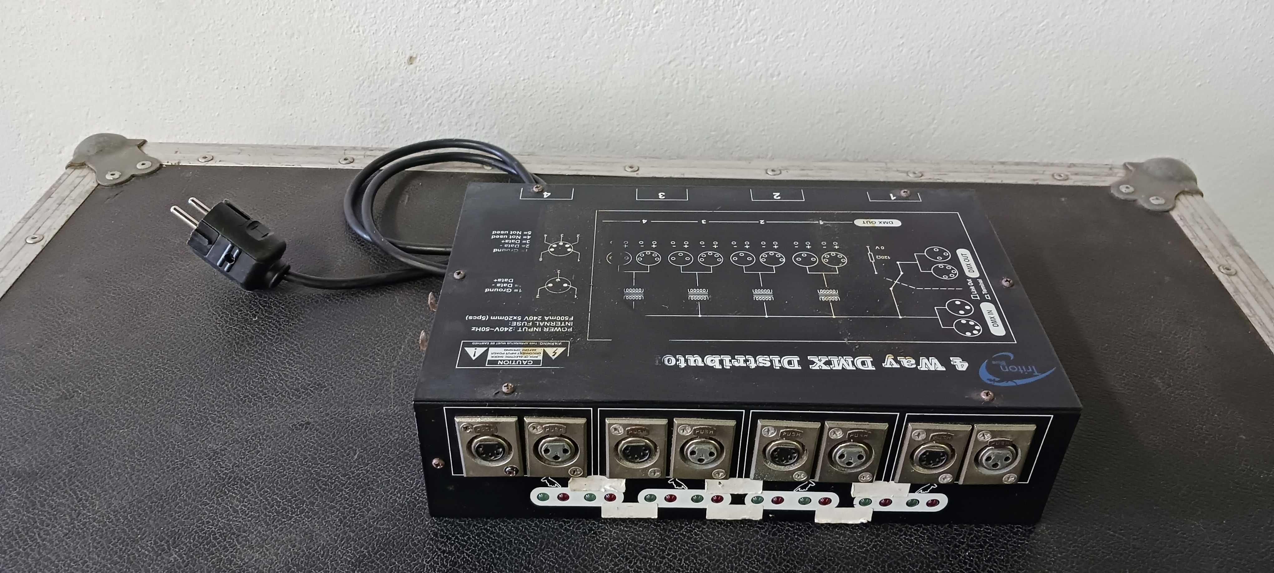 Splitter DMX512 - Triton Blue - Em bom estado